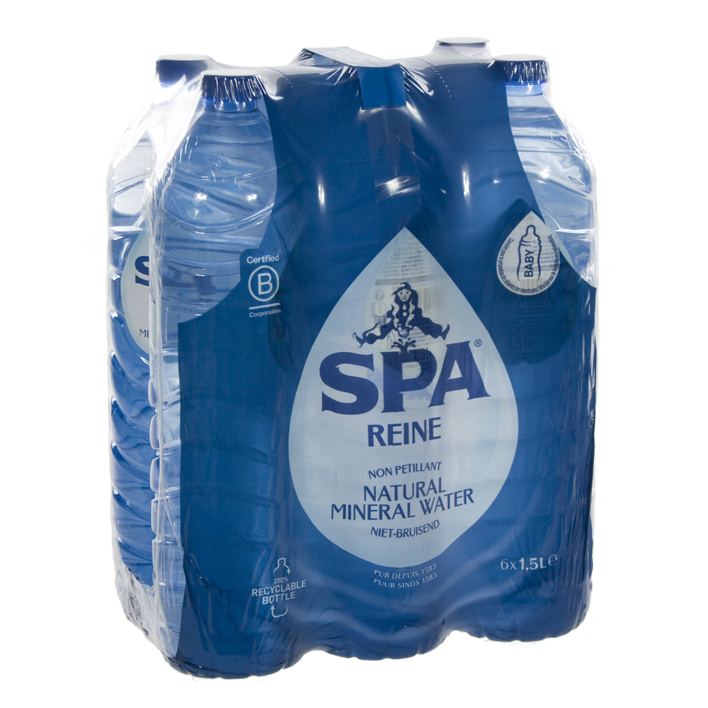 Spa PET  Plat  1,5 liter  Pak  6 st