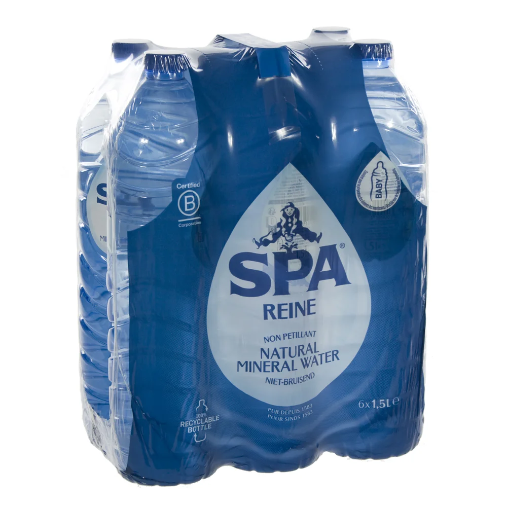 Spa PET  Plat  1,5 liter  Pak  6 st