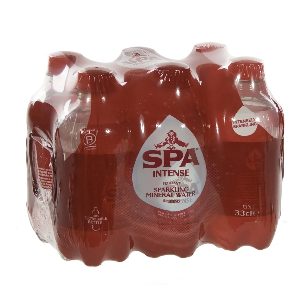 Spa PET  Bruis  33 cl  Pak  6 st