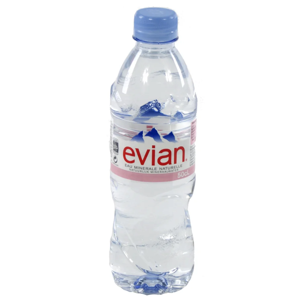 Evian PET  Plat  50 cl  Fles
