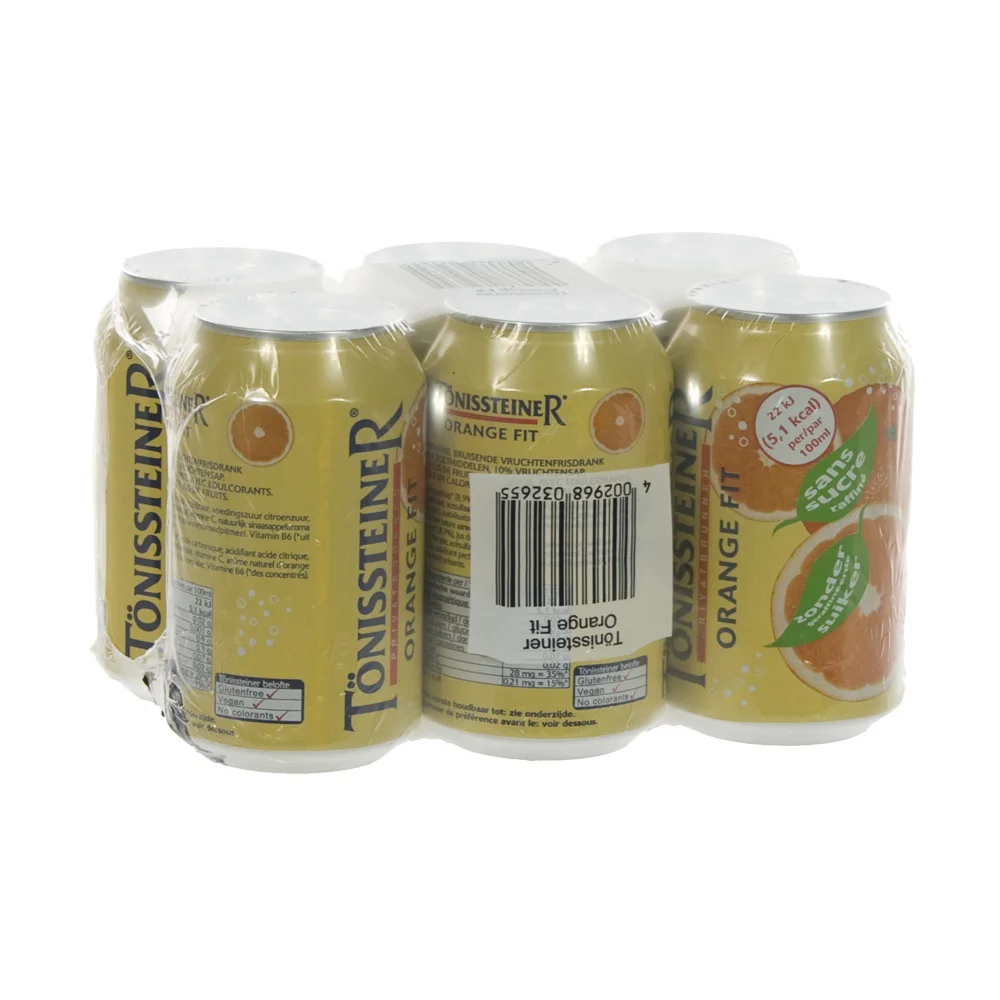 Tonissteiner BLIK  Orange  33 cl  Blik  6 pak