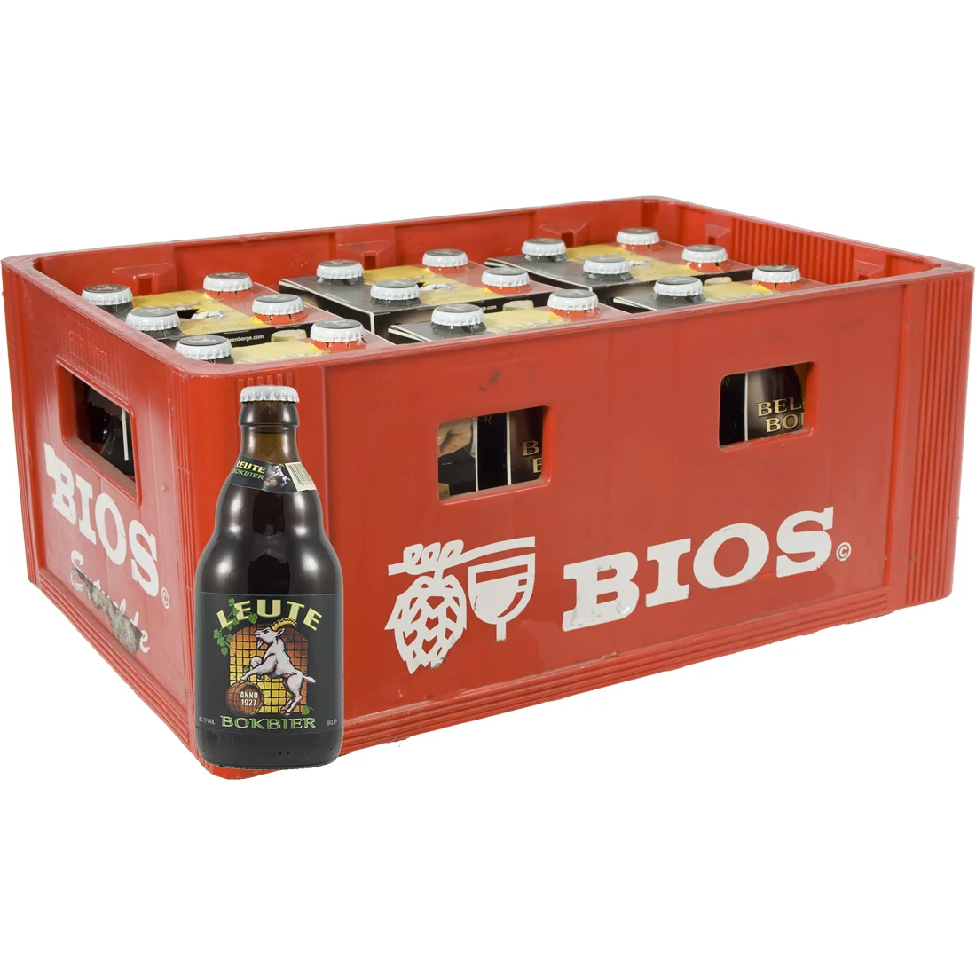 Leutebok  Donker  33 cl  Bak 24 st