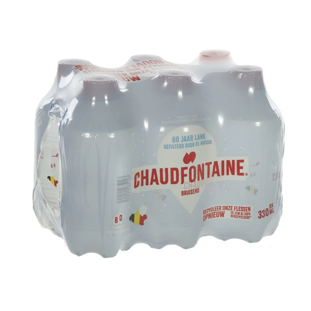 Chaudfontain  PET  Bruis  33 cl  Pak  6 st