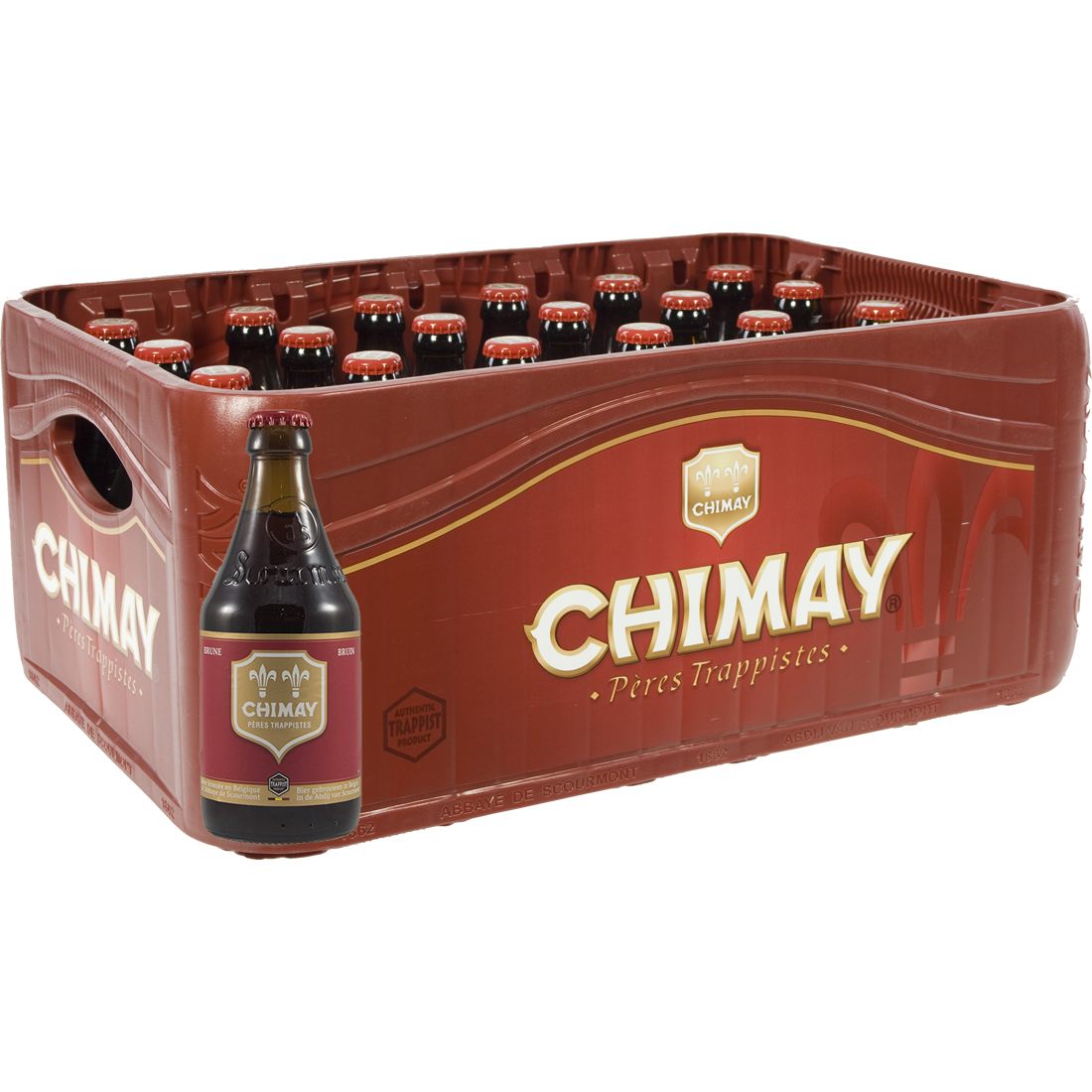 Chimay  Bruin  33 cl  Bak 24 st  Rood