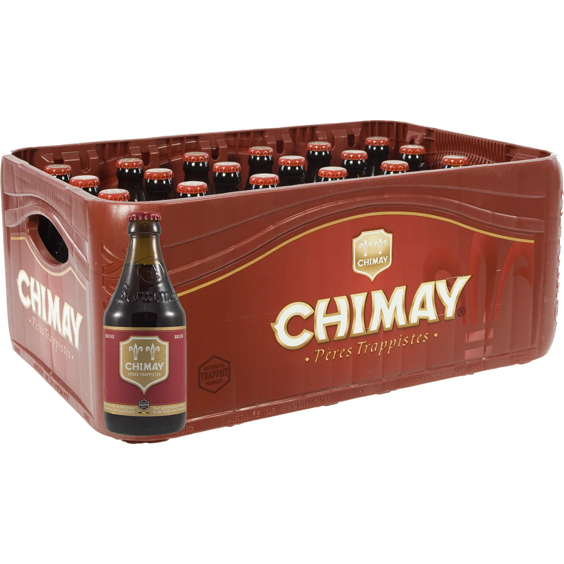 Chimay  Bruin  33 cl  Bak 24 st  Rood