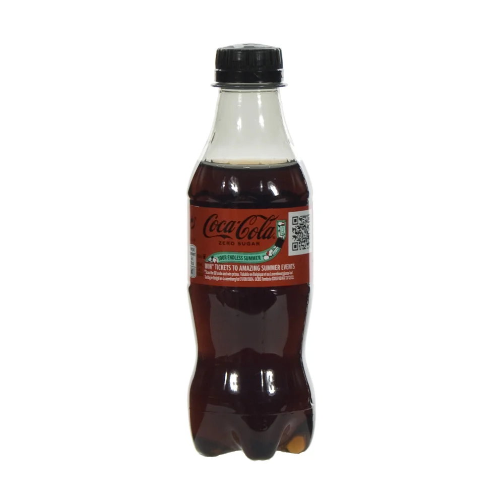 Coca Cola PET  Zero  25 cl  Fles