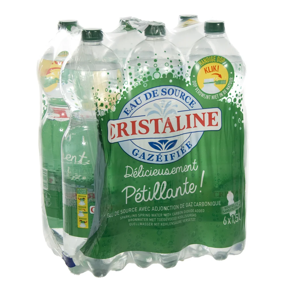 Prik & Tik Aurele bronwater pet  Bruis  1,5 liter  Pak  6 st