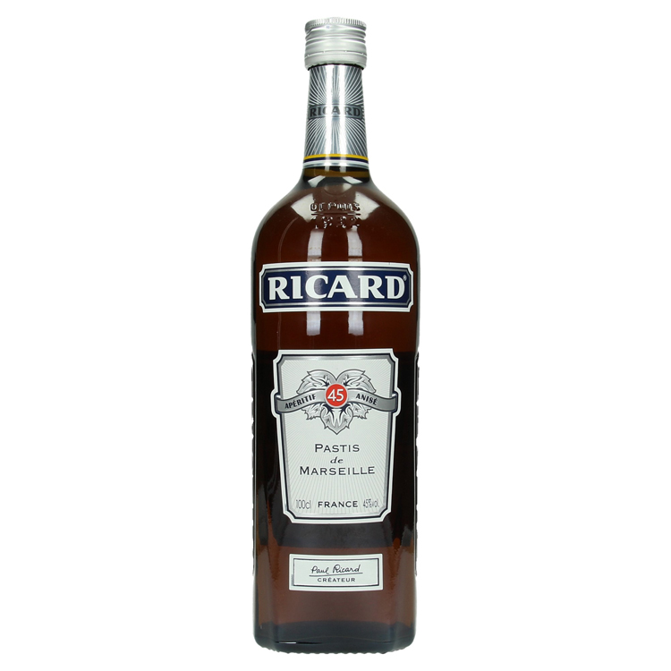 Ricard pastis  45%  70 cl  Fles