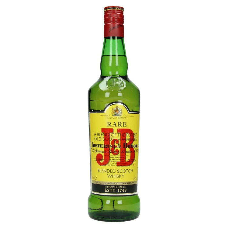 J & B Rare 40%  70 cl  Fles