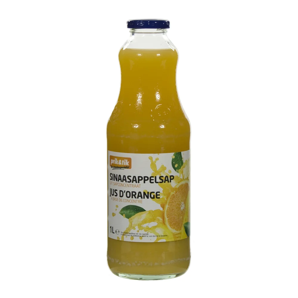 Prik & Tik fruitsap  Sinaas  1 liter  Fles