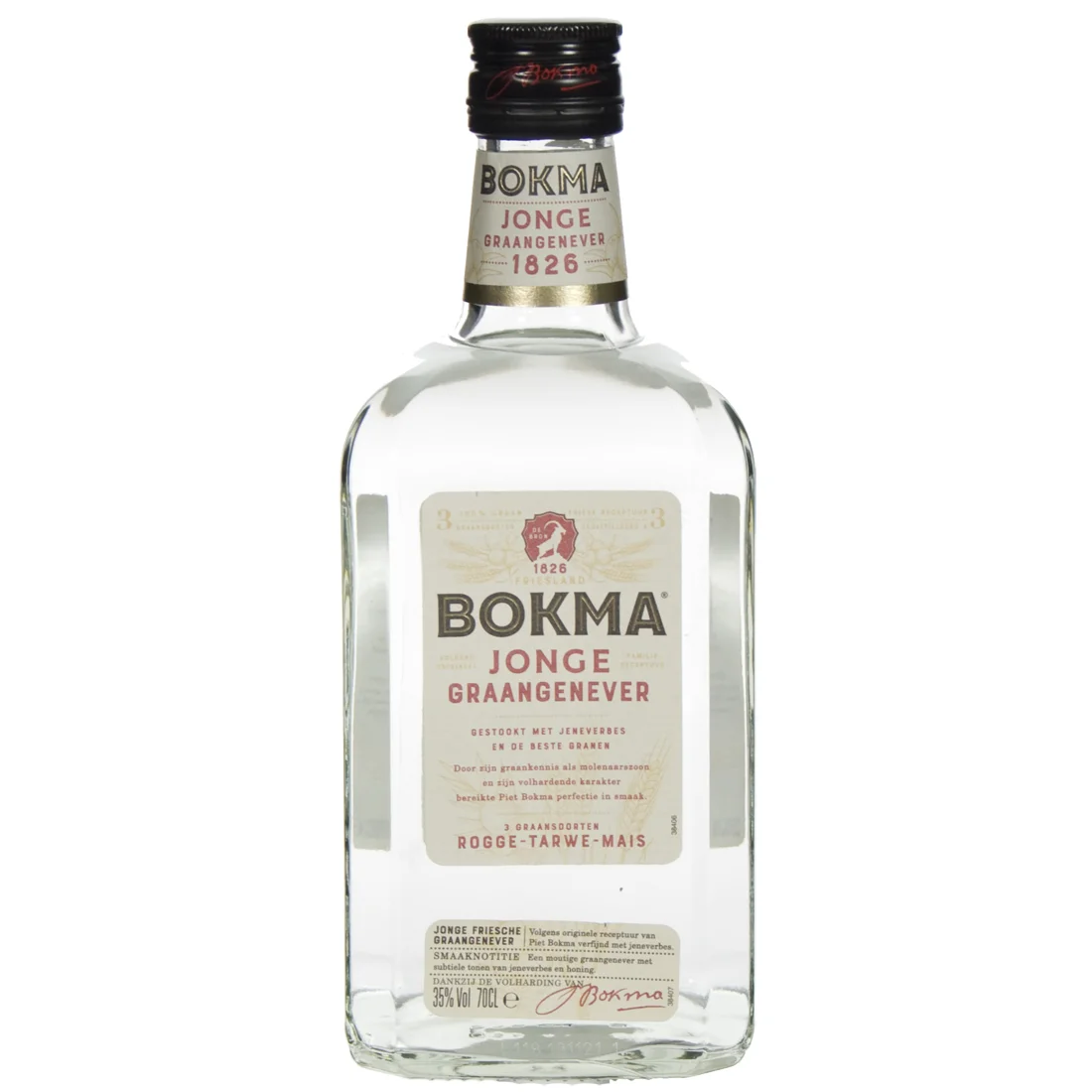 Bokma jonge graanjenever  70 cl