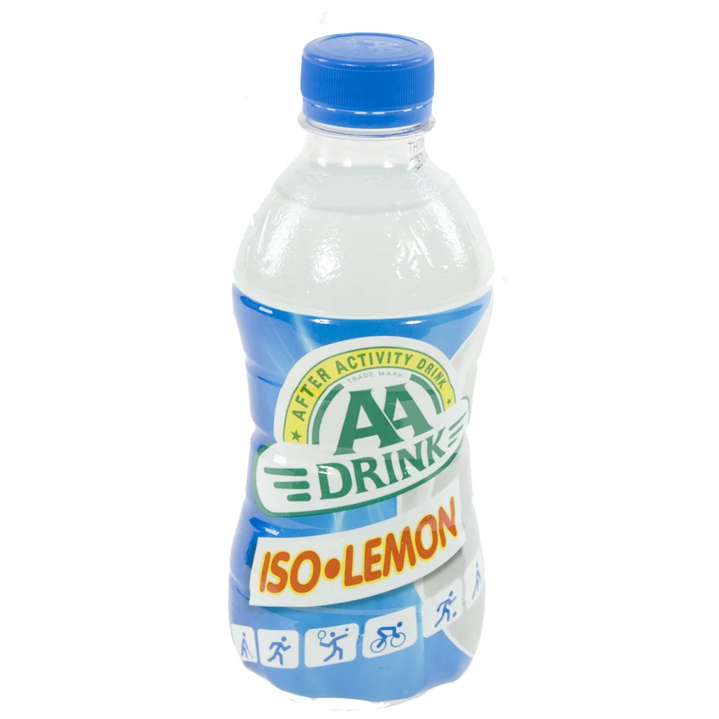 AA energy drank  Iso Lemon  33 cl  Fles
