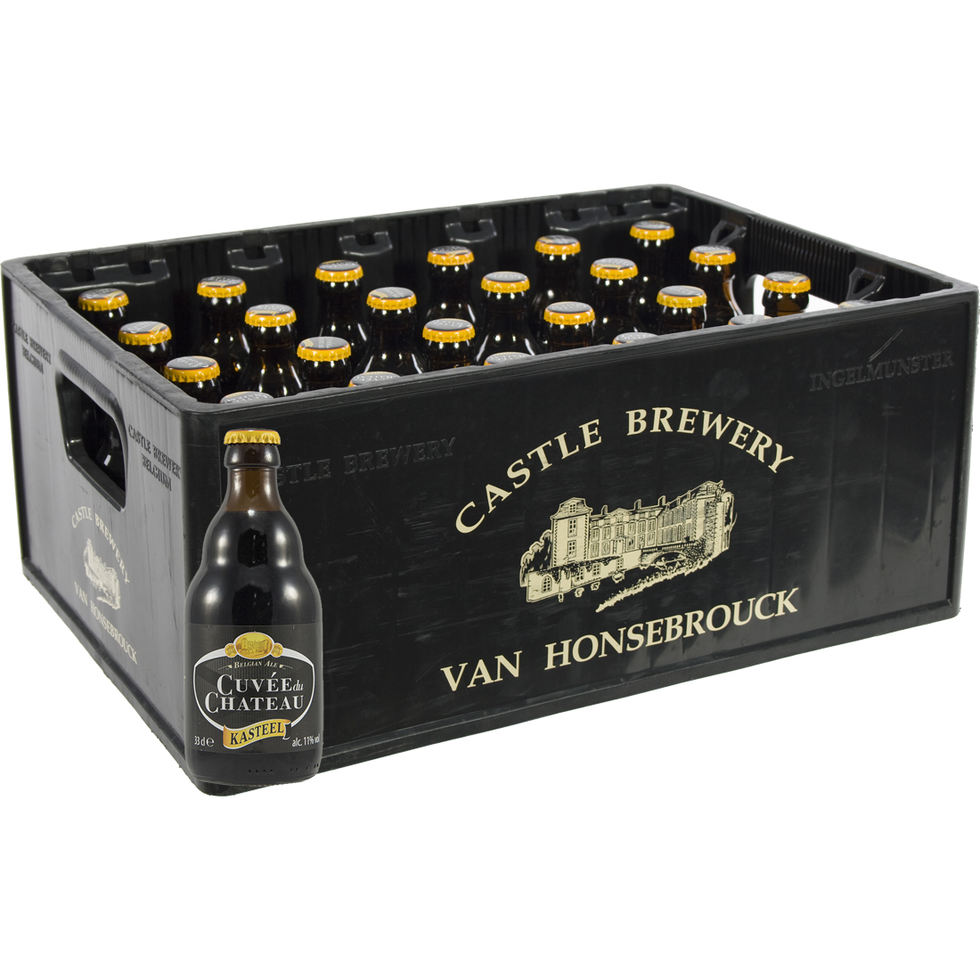 Kasteelbier Cuvee Du Chateau  Bruin  33 cl  Bak 24 st