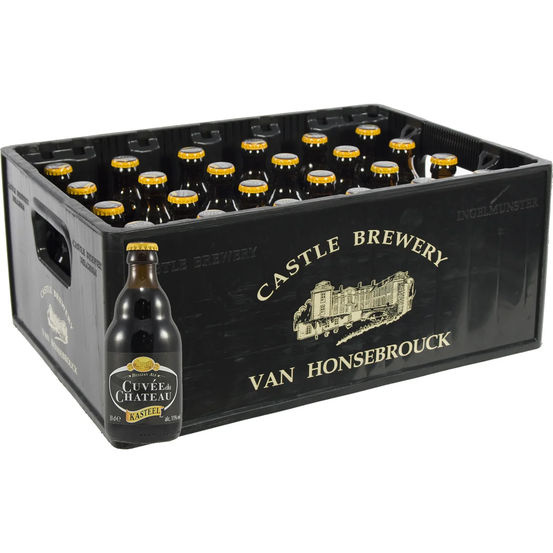 Kasteelbier Cuvee Du Chateau  Bruin  33 cl  Bak 24 st