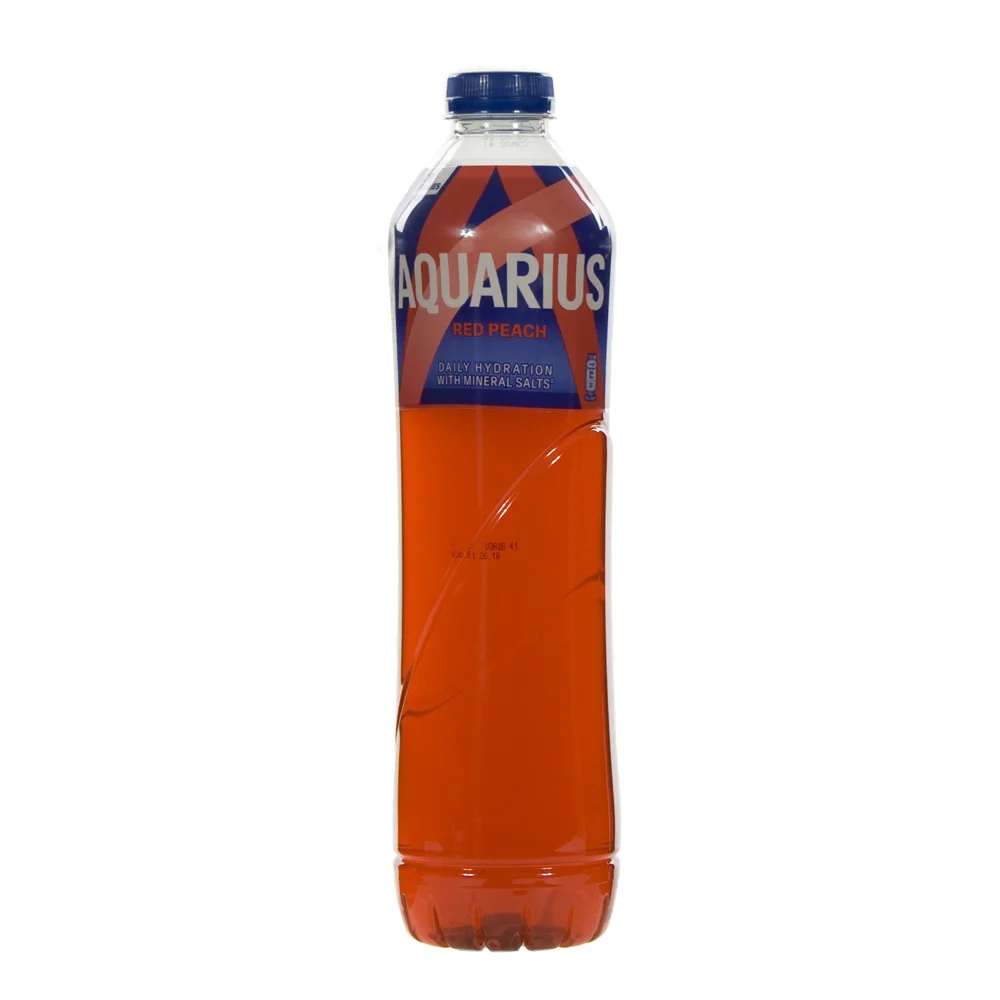 Aquarius  Red Peach  1,5 liter  Fles