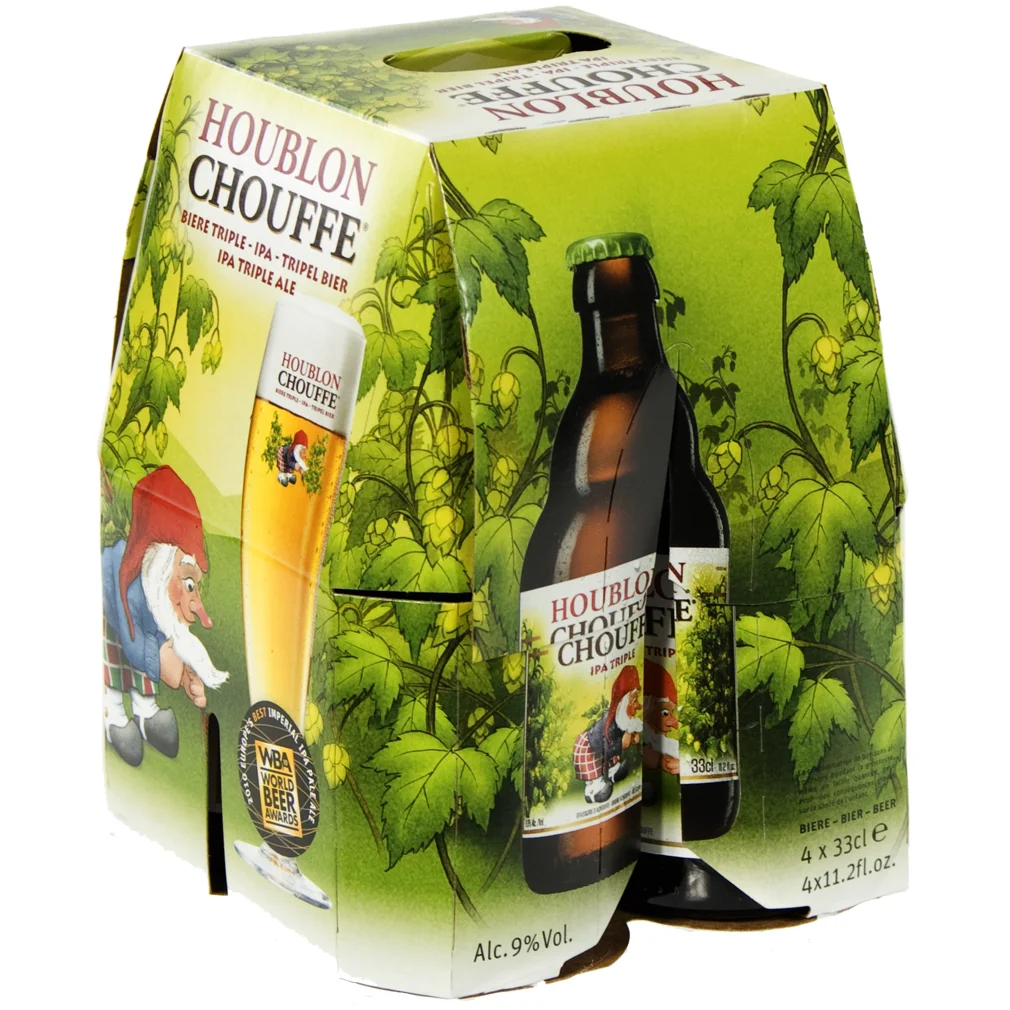 Chouffe bier  Blond  IPA  33 cl  Clip 4 fl