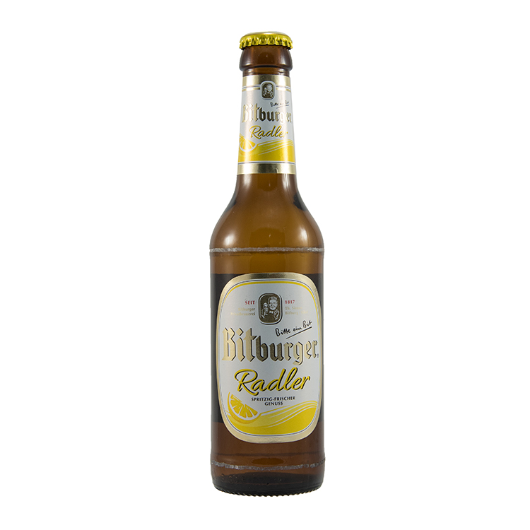 Bitburger Radler 0%  33 cl  Fles