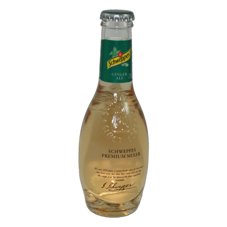 Schweppes Prem. Tonic  Ginger Ale  20 cl  Fles