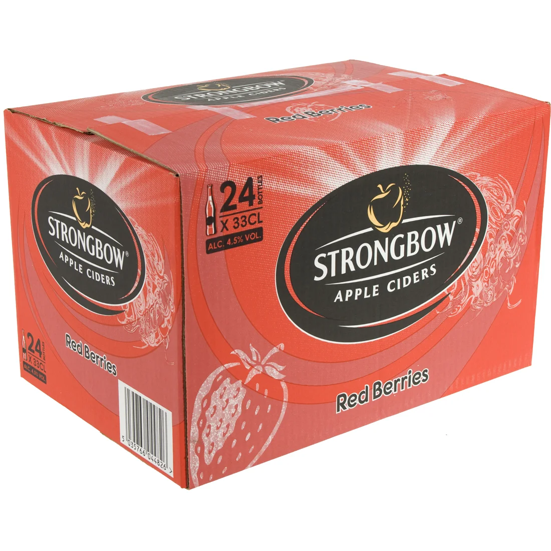 Strongbow Apple Ciders  Red Berries  33 cl  Doos 24 st