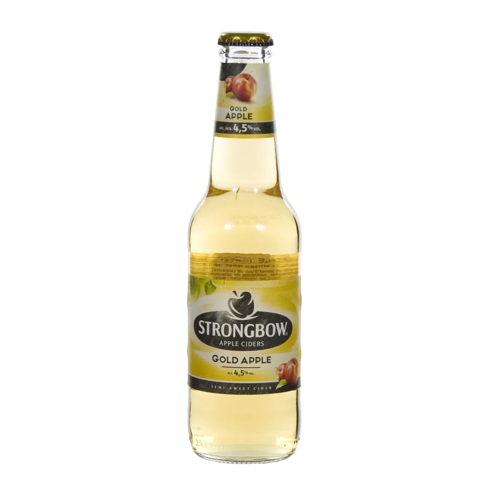 Strongbow Apple Ciders  Gold Apple  33 cl  Fles