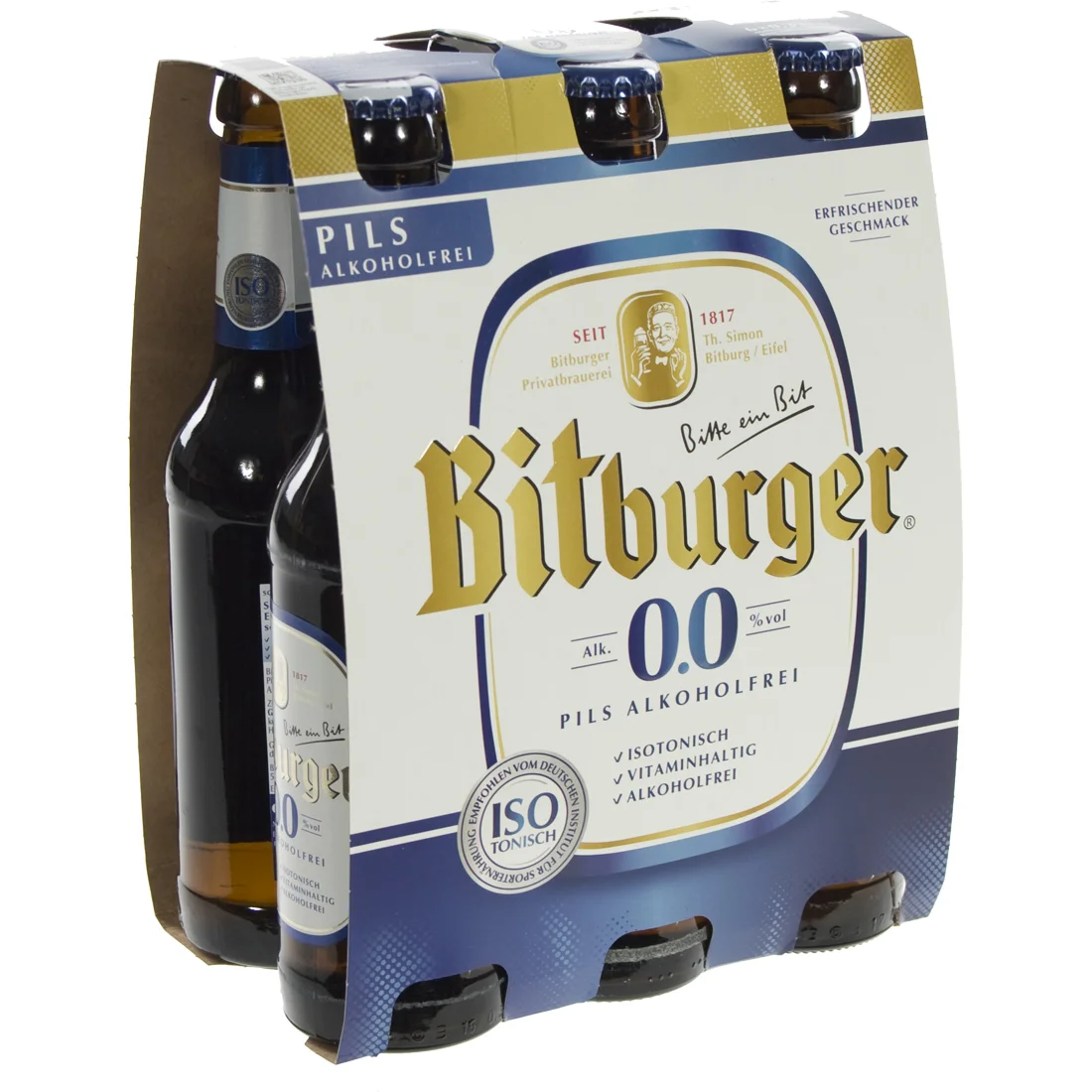 Bitburger pils 0%  33 cl  Clip 6 fl