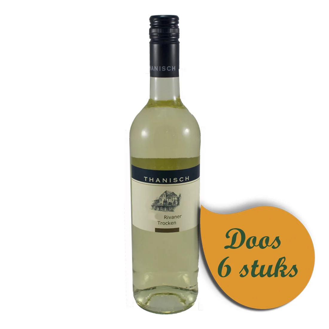 Thanisch Rivaner Trocken  Wit  75 cl  Doos  6 st