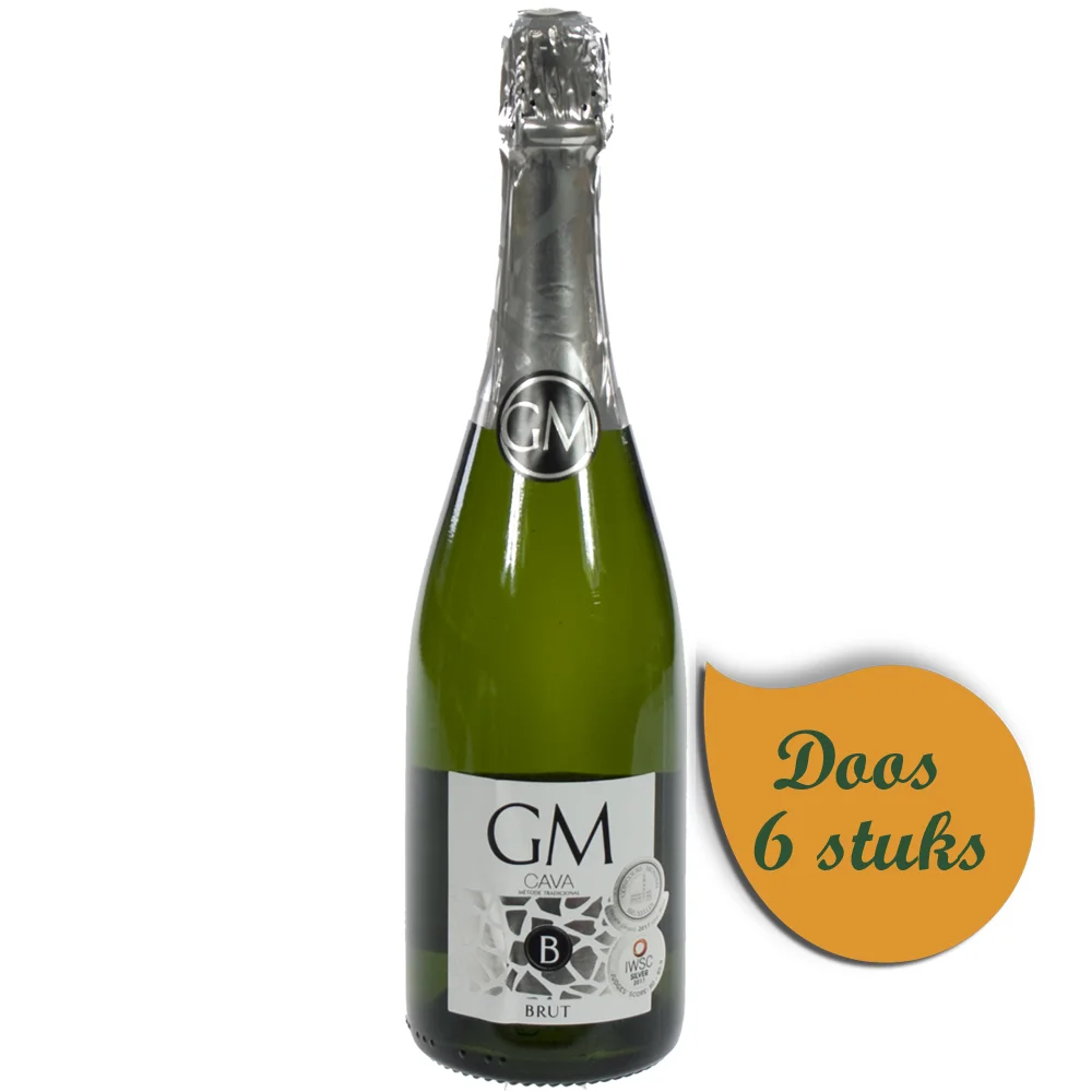 Cava GM Brut  Brut  75 cl  Doos  6 st