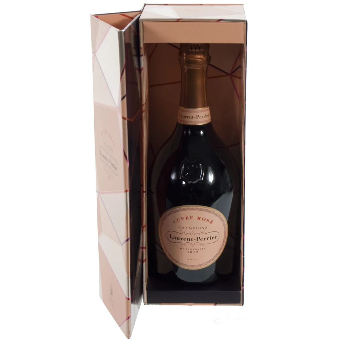 Laurent Perrier giftbox  Rose  75 cl  Fles