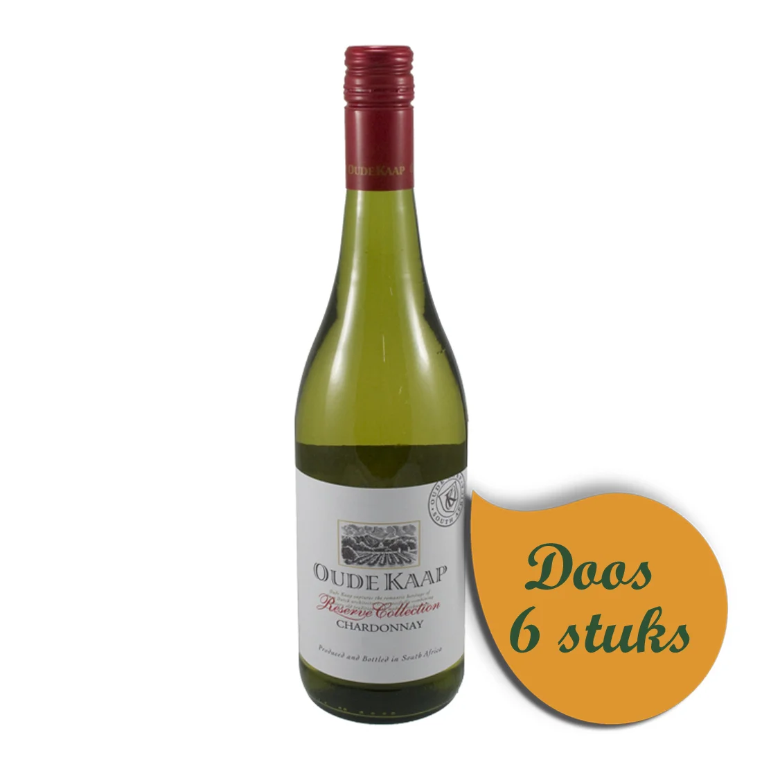 Oude Kaap Chardonnay Reserve  Wit  75 cl  Doos  6 st