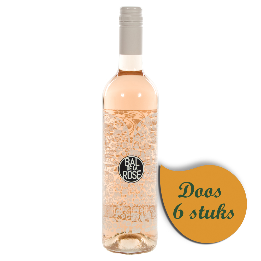 Bal De La Rose  Rose  75 cl  Doos  6 st