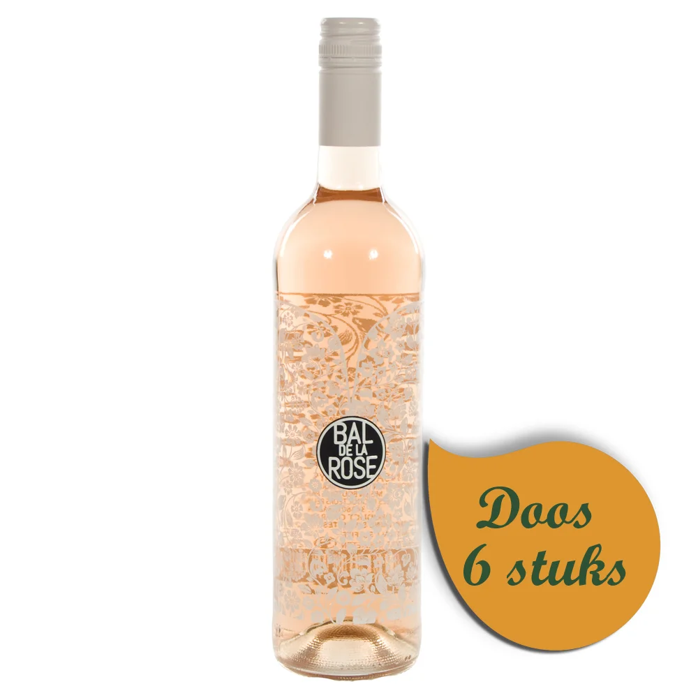 Bal De La Rose  Rose  75 cl  Doos  6 st