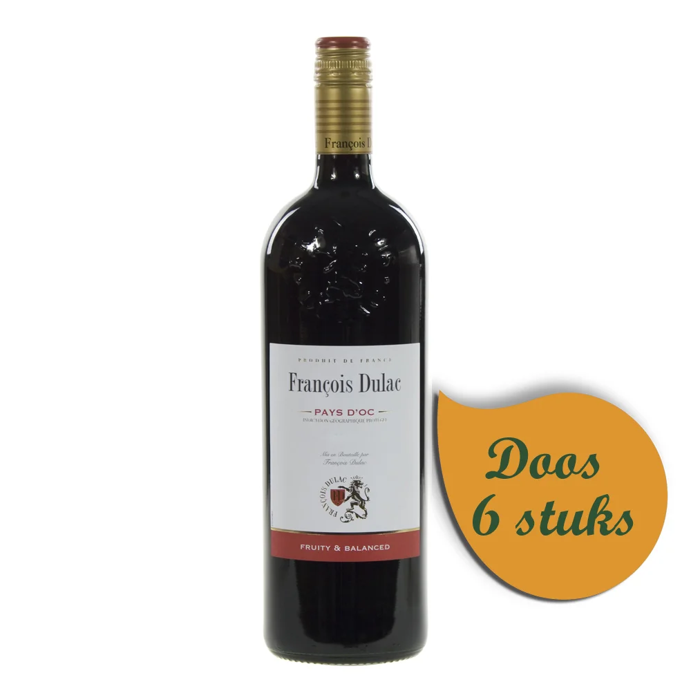 Francois Dulac VDP  Rood  1 liter  Doos  6 st