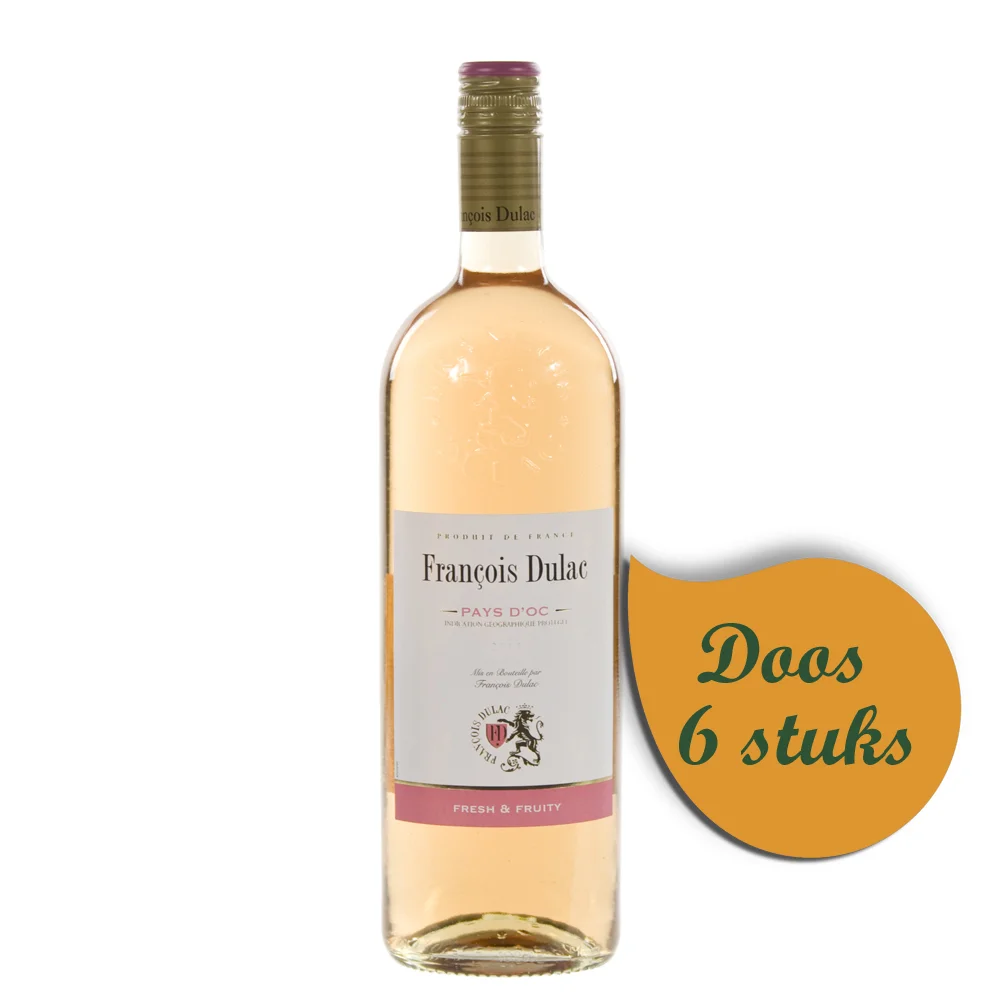 Francois Dulac VDP  Rose  1 liter  Doos  6 st
