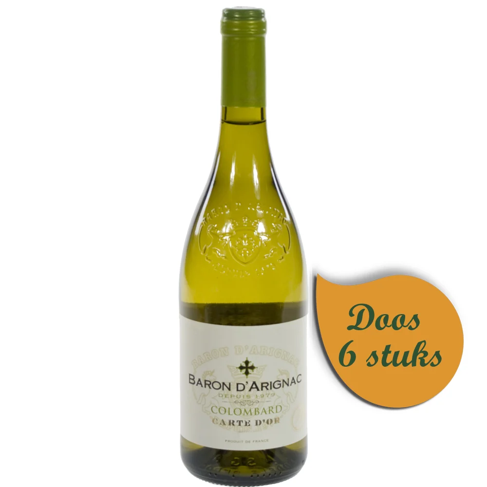 Baron d' Arignac  Wit  75 cl  Doos  6 st