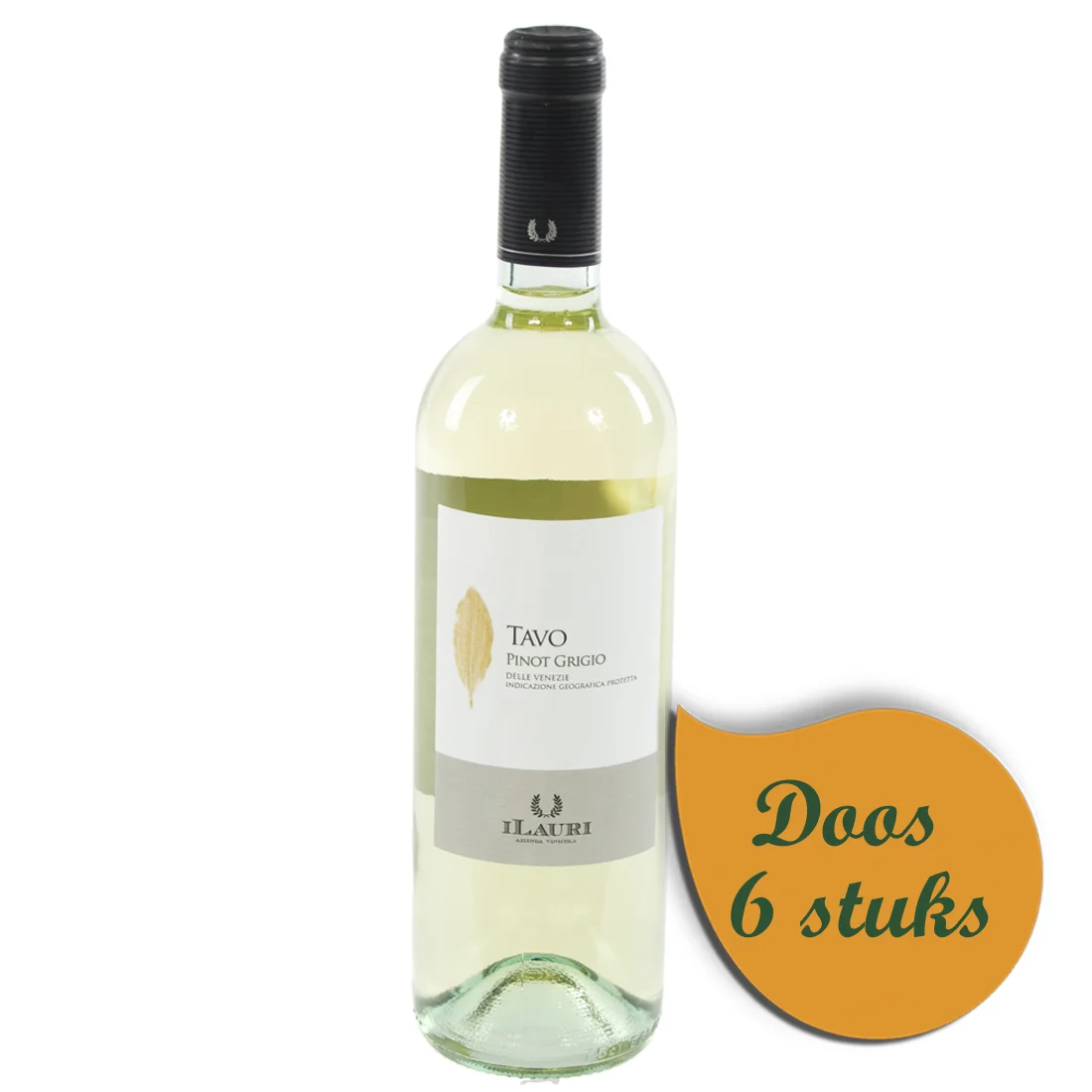 I Lauri Tavo Pinot Grigio  Wit  75 cl  Doos  6 st