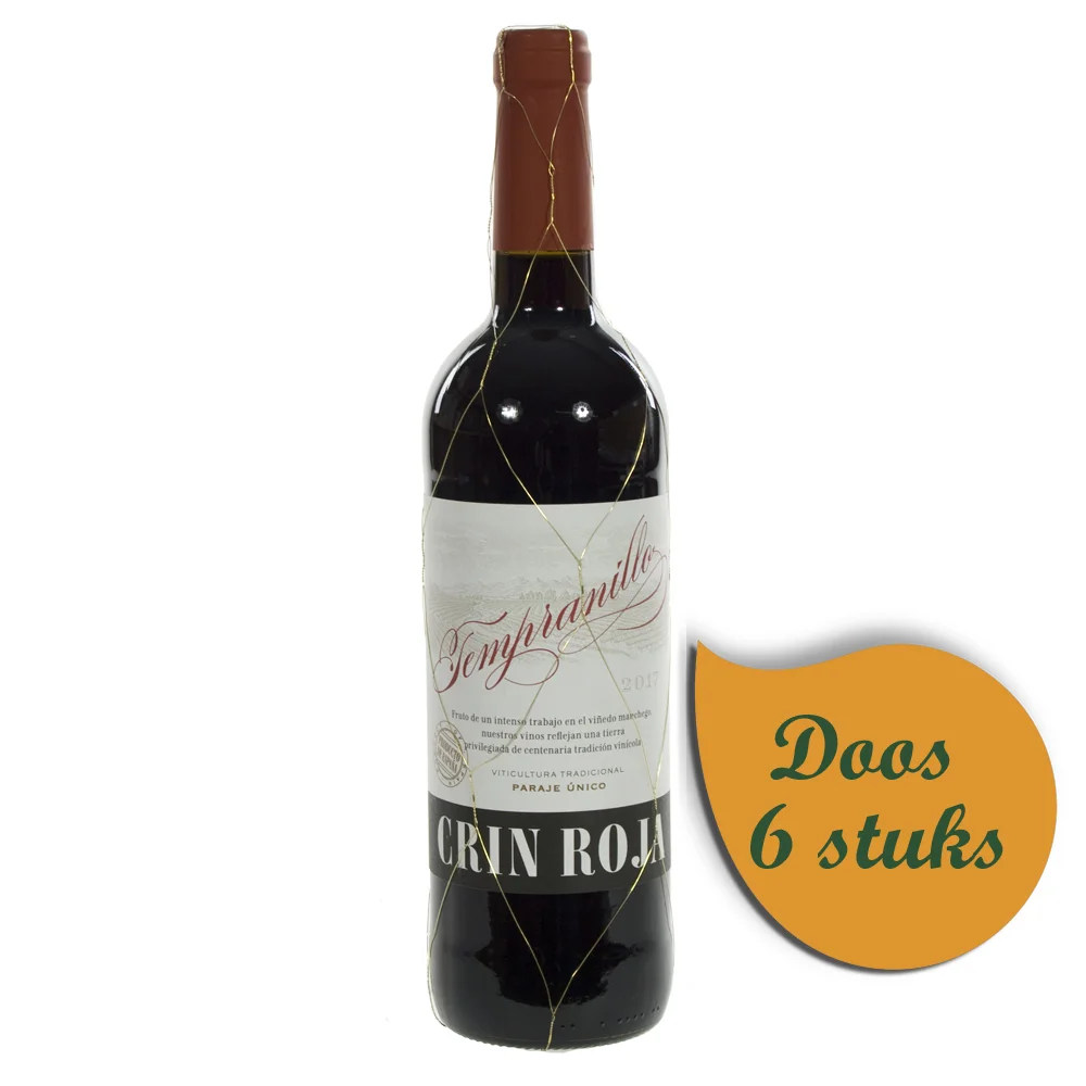 Crin Roja Tempranillo  Rood  75 cl  Doos  6 st