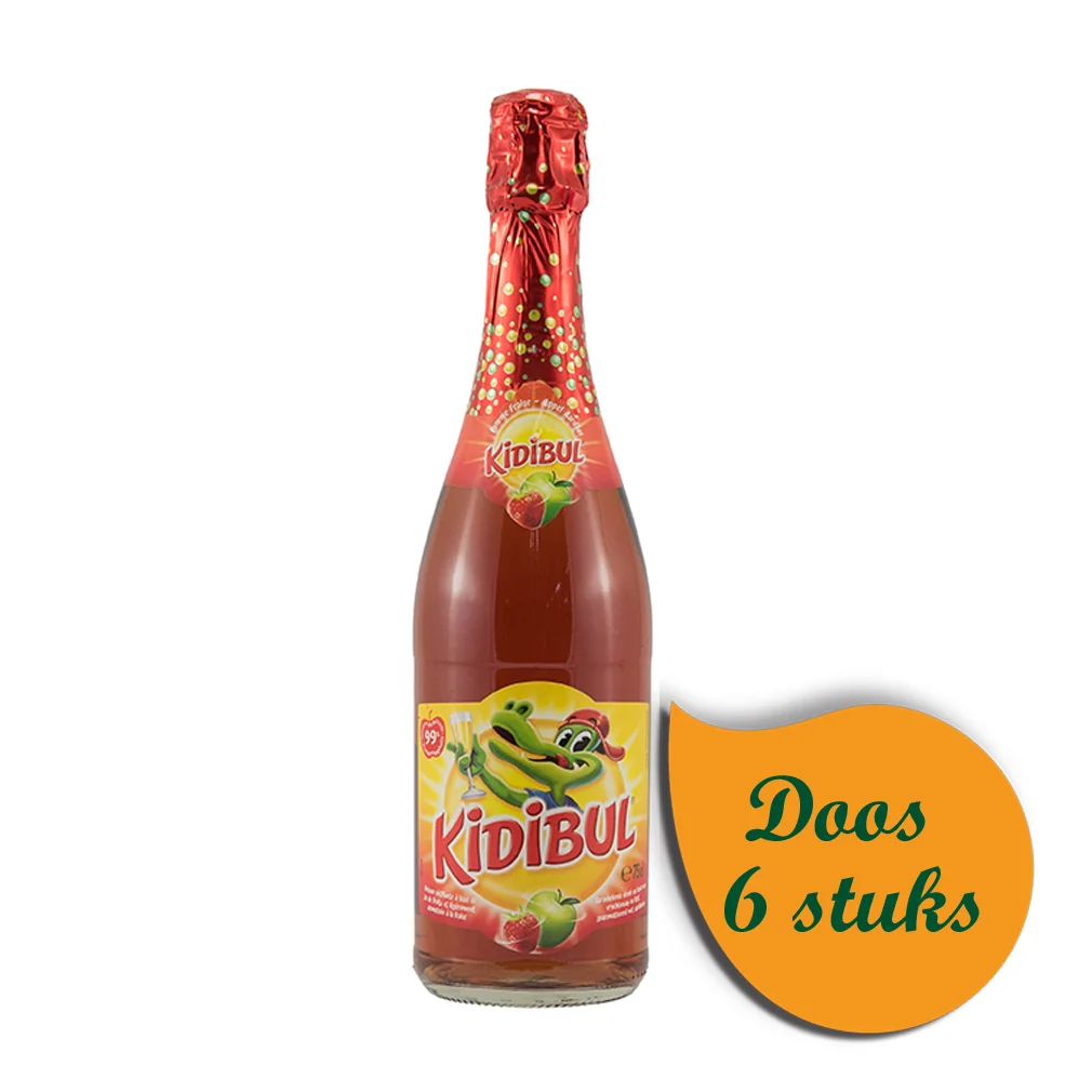 Kidibul  Appel aardbei  75 cl  Doos  6 st