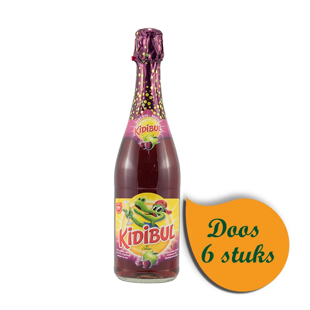 Kidibul  Appel Kers  75 cl  Doos  6 st