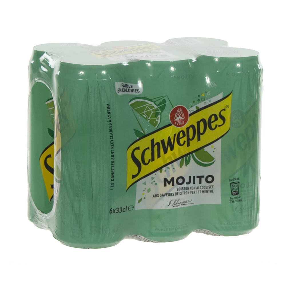 Schweppes Mojito BLIK  Regular  33 cl  Blik  6 pak