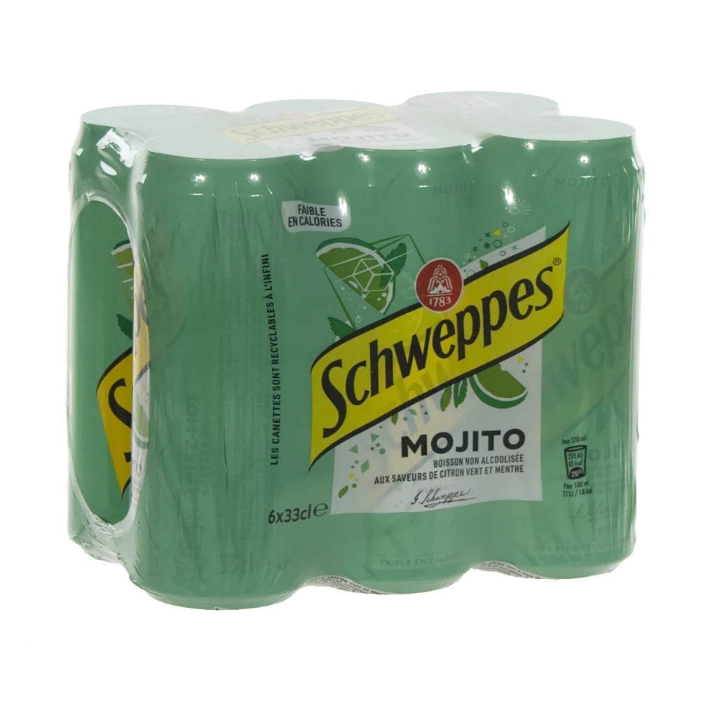 Schweppes Mojito BLIK  Regular  33 cl  Blik  6 pak