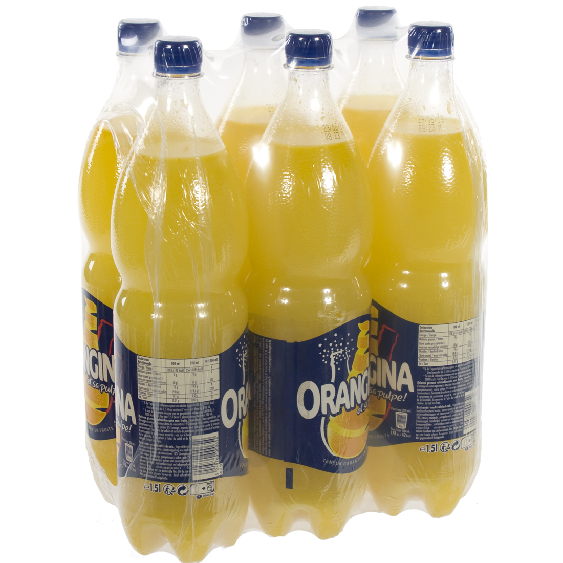 Orangina Pet  1,5 liter  Pak  6 st