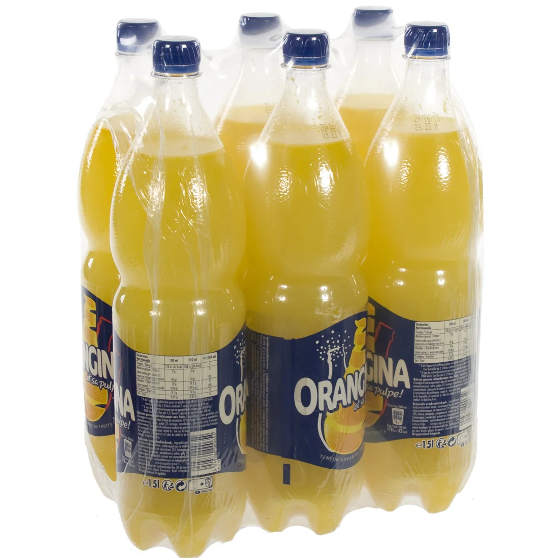 Orangina Pet  1,5 liter  Pak  6 st