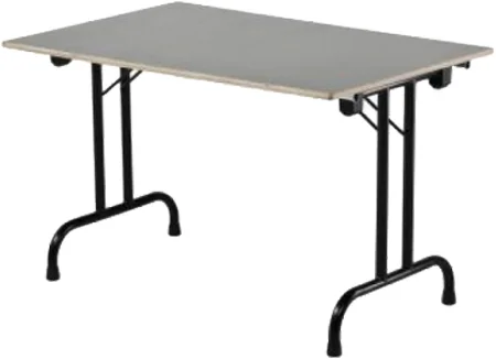 Tafels zwart 122 x 76 cm verhuur