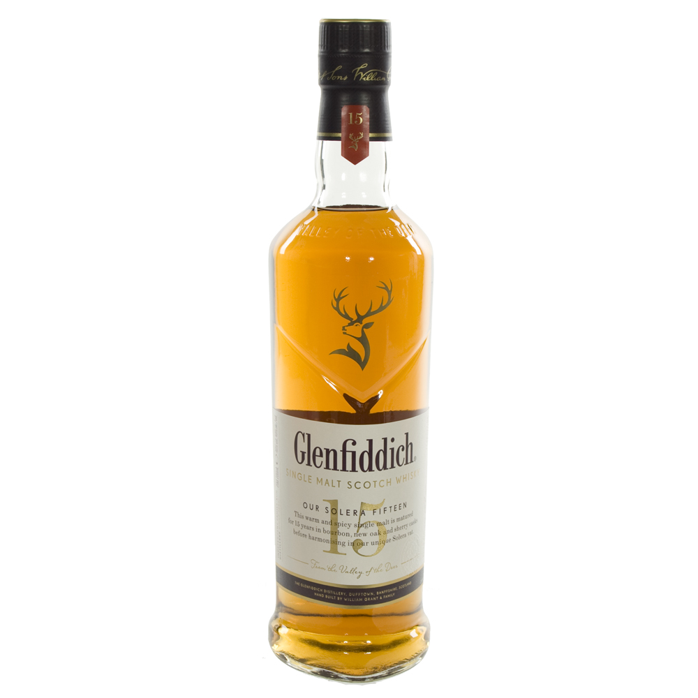 Glenfiddich 15y 40%  70 cl  Fles