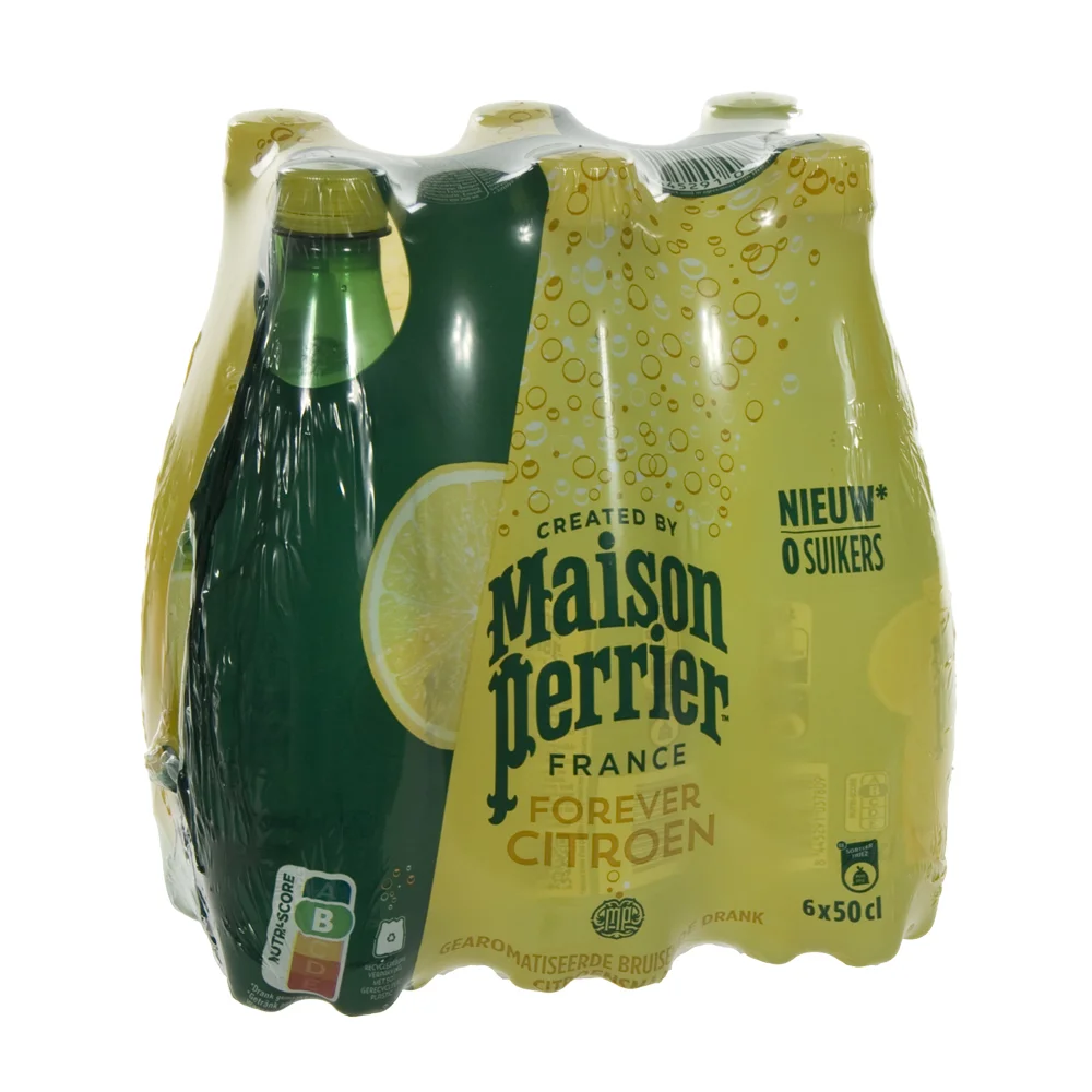 Perrier citroen PET  50 cl  Pak  6 st
