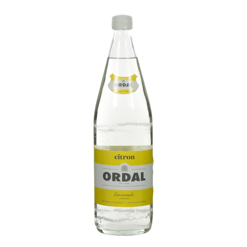 Ordal limonade  Citroen  1 liter  Fles
