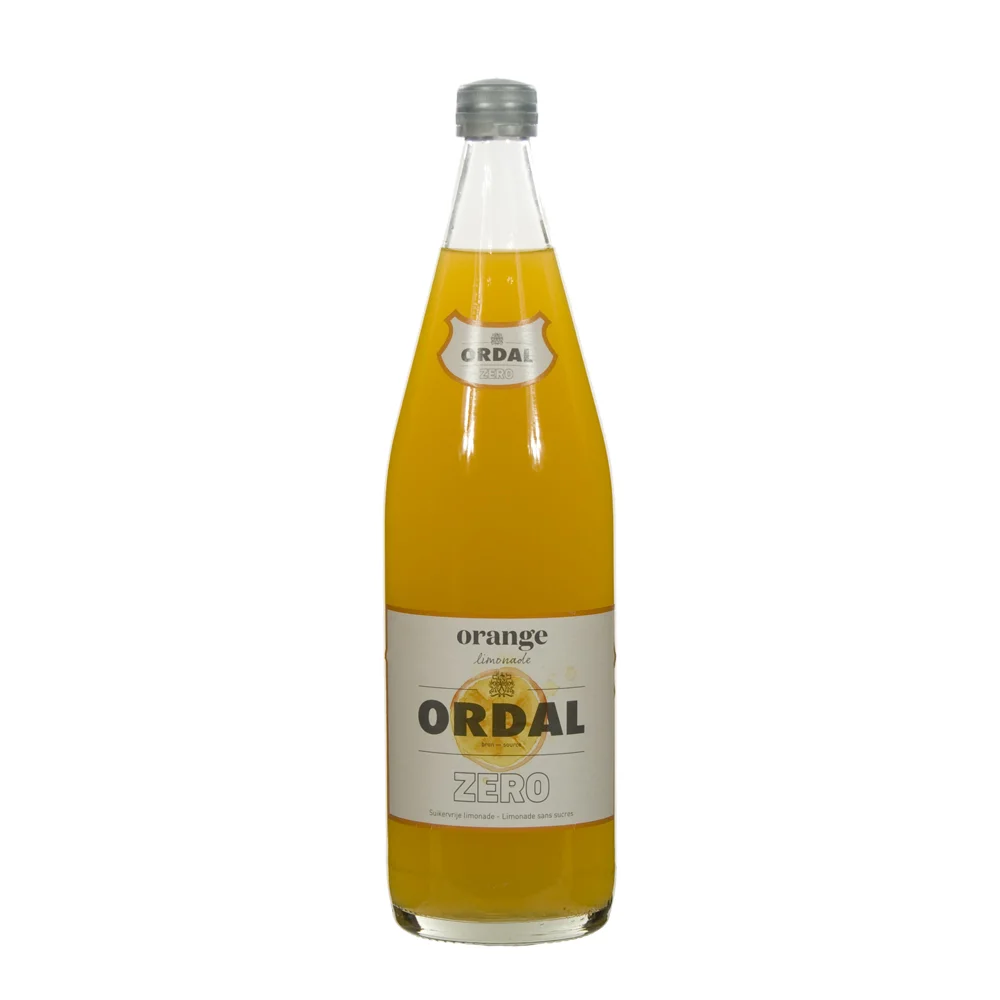 Ordal limonade  Orange Zero  1 liter  Fles