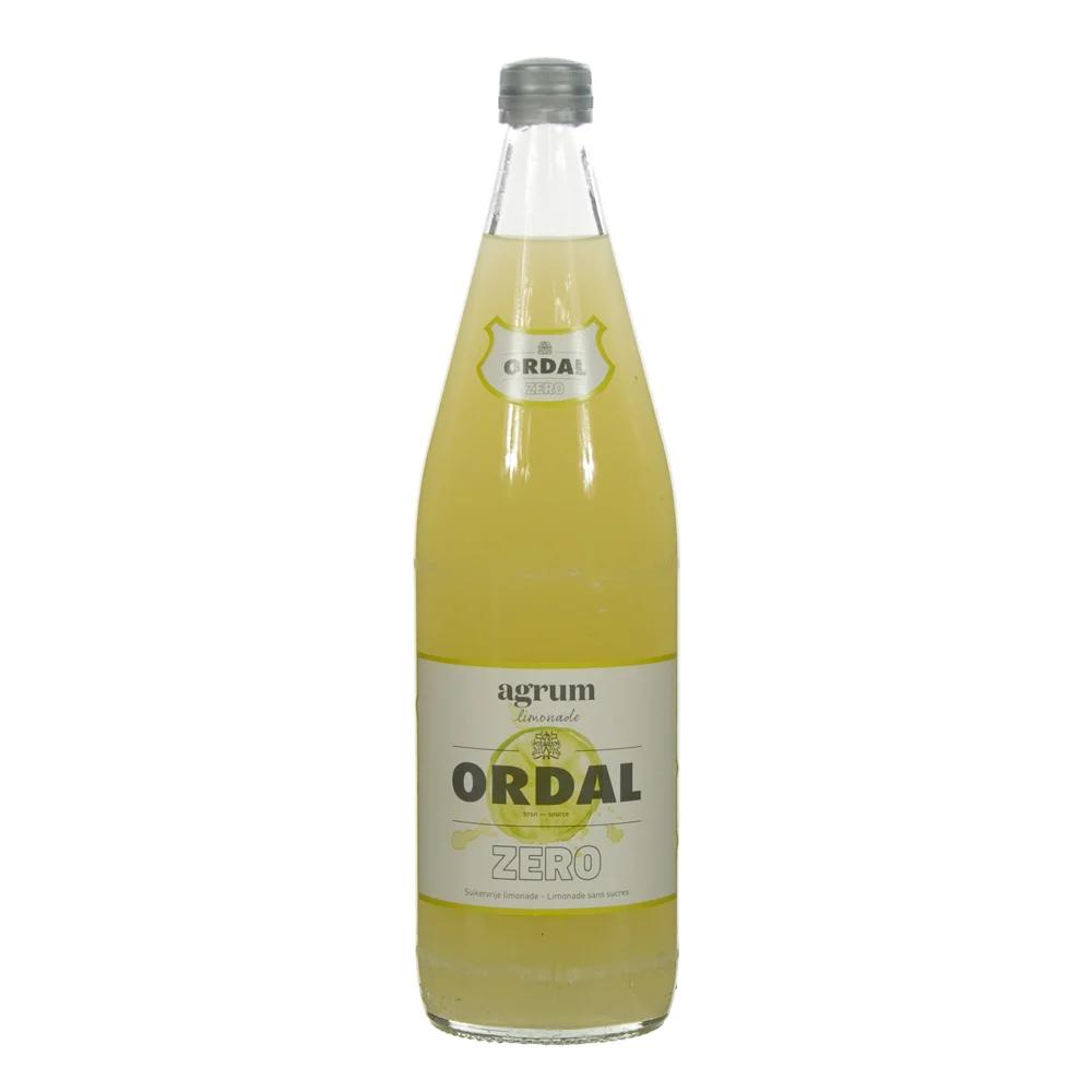 Ordal limonade  Agrum Zero  1 liter  Fles