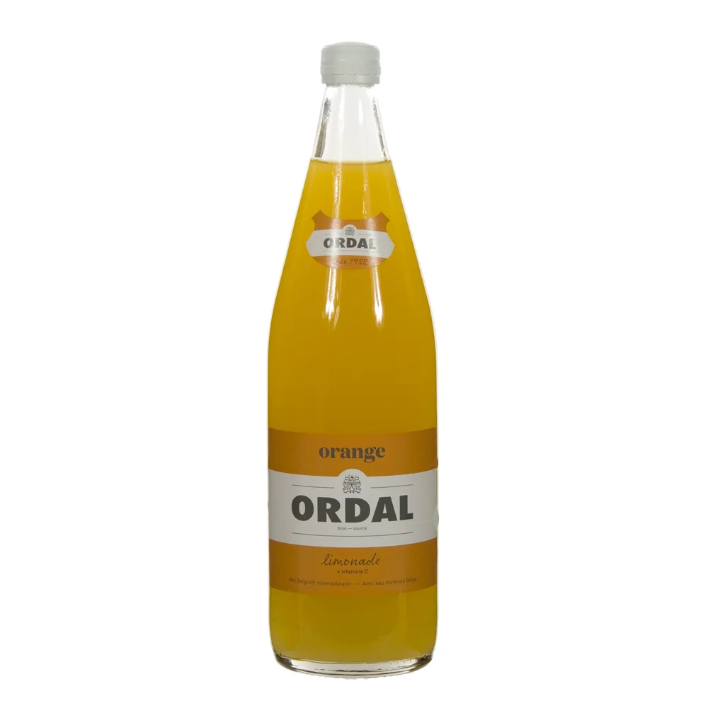 Ordal limonade  Orange  1 liter  Fles