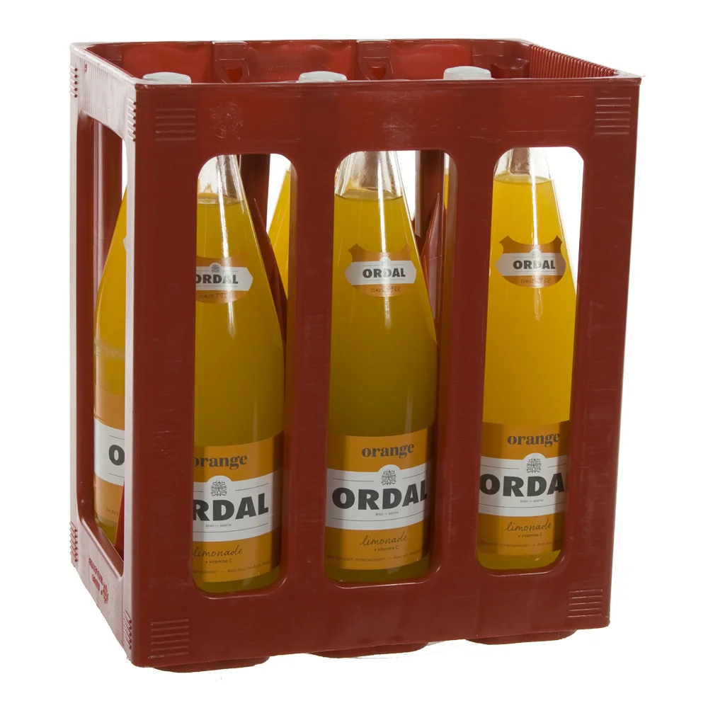 Ordal limonade  Orange  1 liter  Bak  6 fl